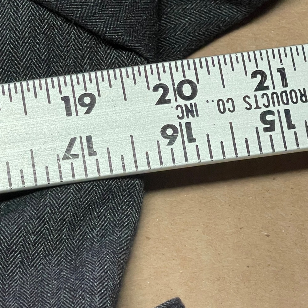 Kenneth Cole New York Womens Sz 10 Gray Shawl Neck Belted Double Breasted Jacket - Picture 9 of 16